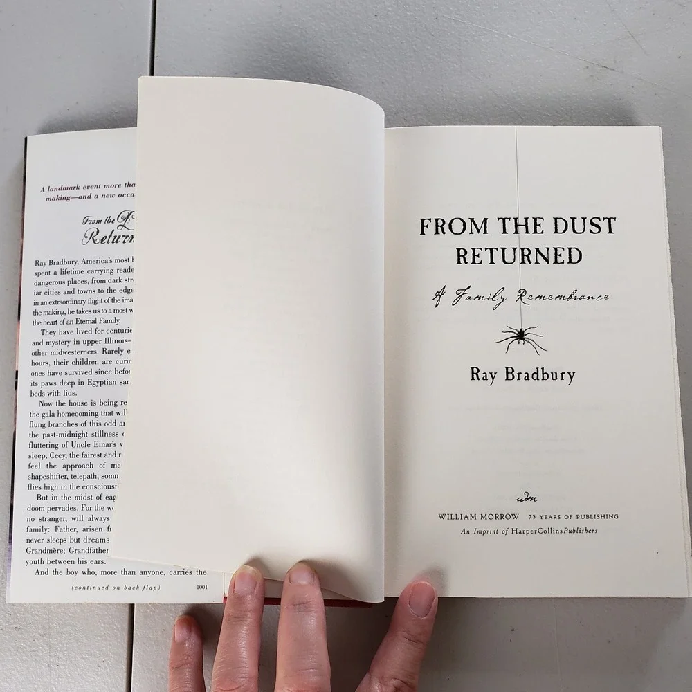 Ray Bradbury From the Dust Returned First Edition Hardcover Charles Addams 2001